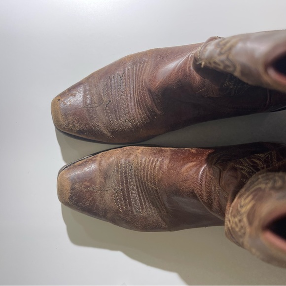 1883 by Lucchese LIZARD Men's Exotic goat Brown Cowboy Western Boot Size 8 EE - Picture 13 of 16